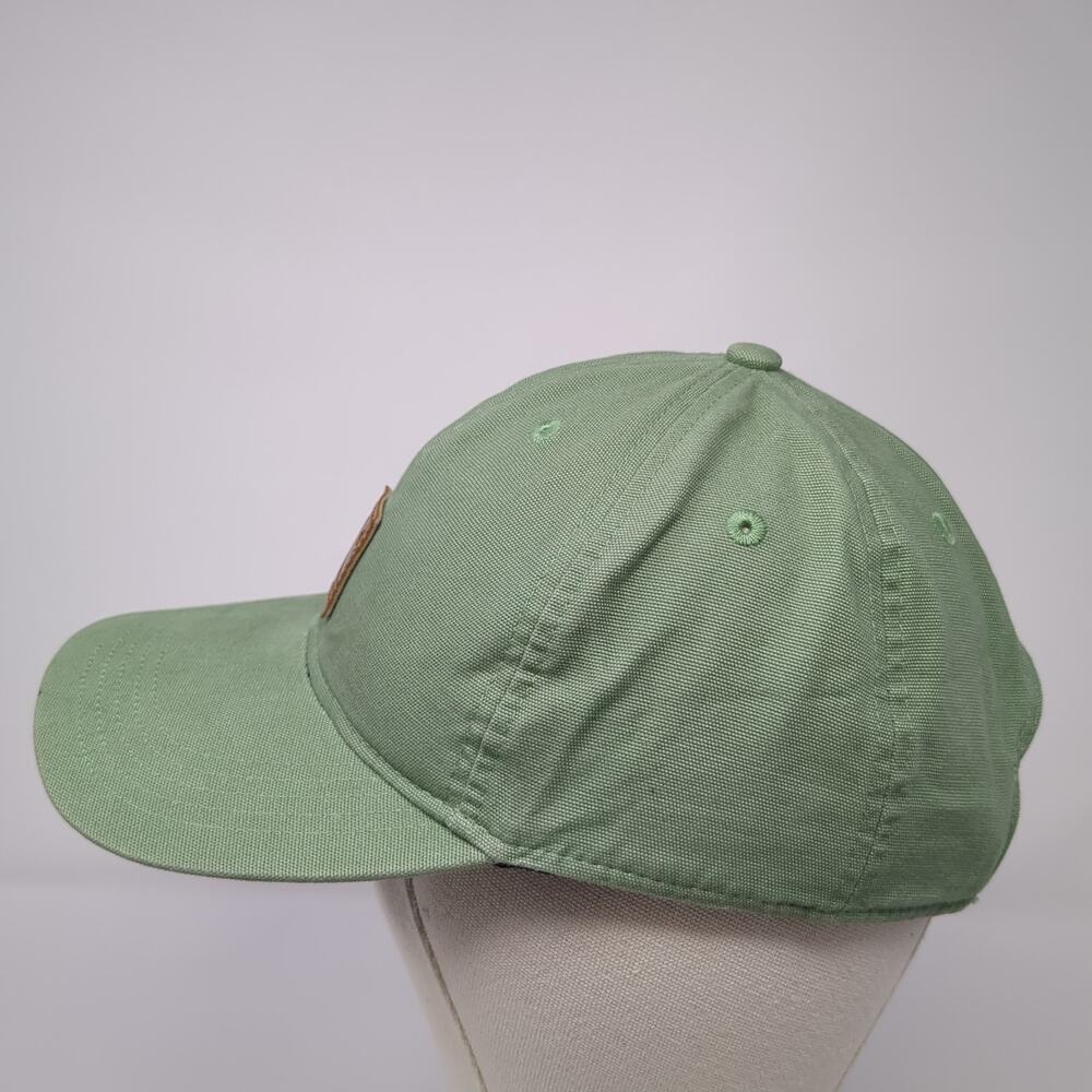 Carhartt Patch Strapback Hat Solid Green One Size… - image 3